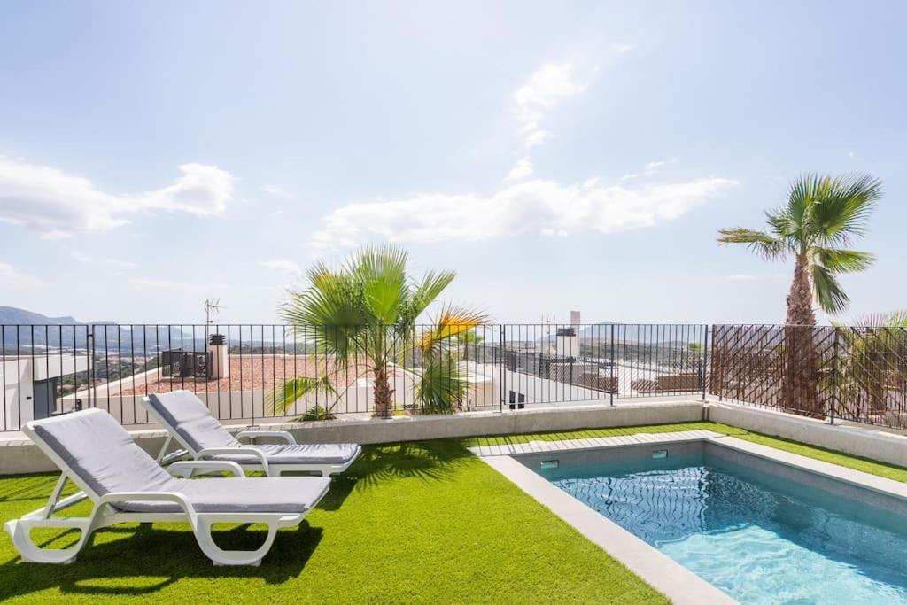 Casa Con Piscina Privada Polop Villa Exterior photo